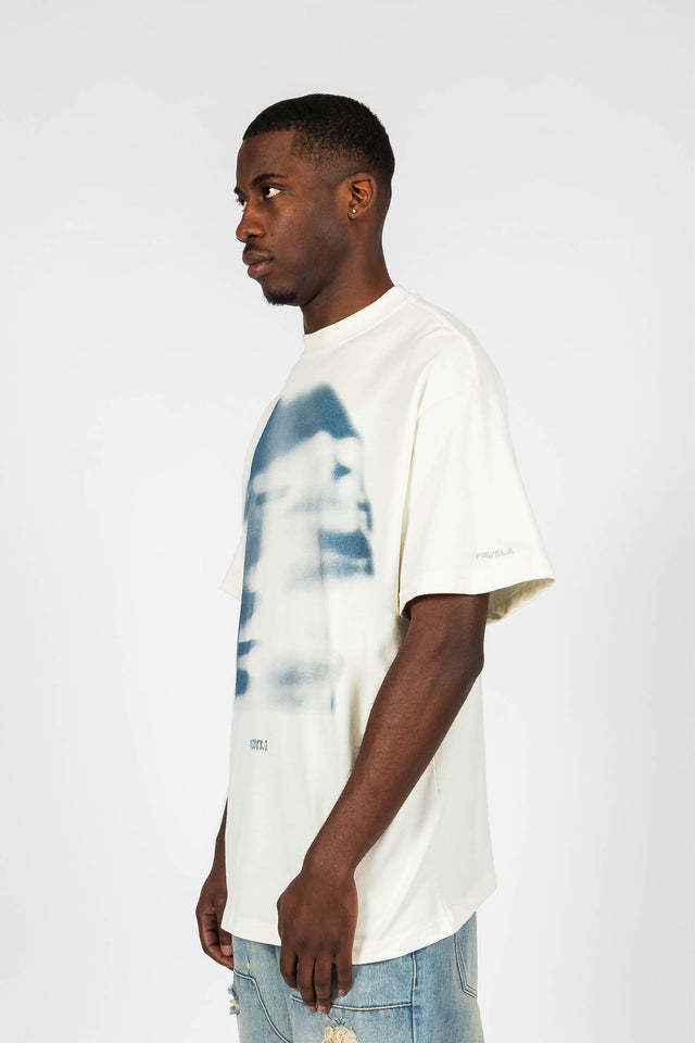 FADED FACE VANILLA T-SHIRT