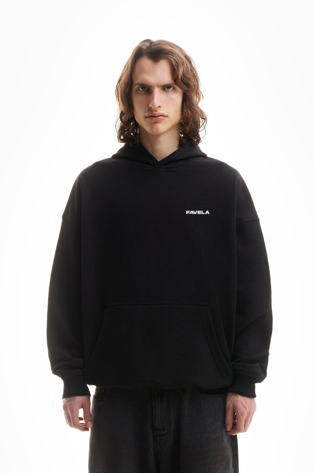 Black Hoodie with Favela Logo on the Chest