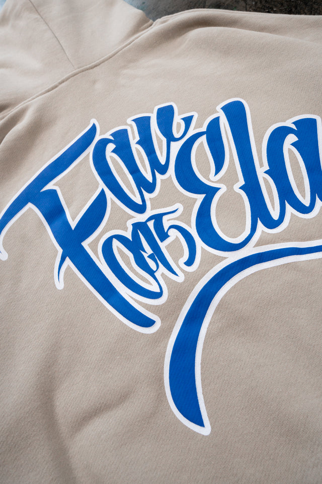 SS23 TAUPE SNAP BUTTON HOODIE