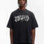 3D Bubble Black Washed T-Shirt by Favela Clothing