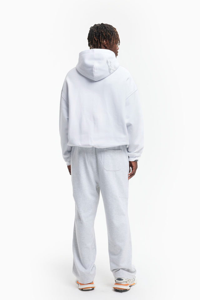 AVES RHINESTONE WHITE FRONT ZIP