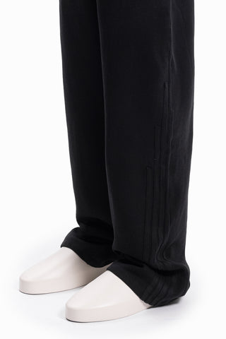 4 STRIPE BLACK BLACK JOGGER