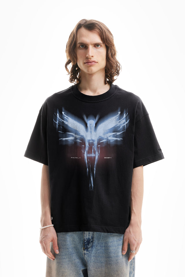 %AUREE BLACK T-SHIRT%
