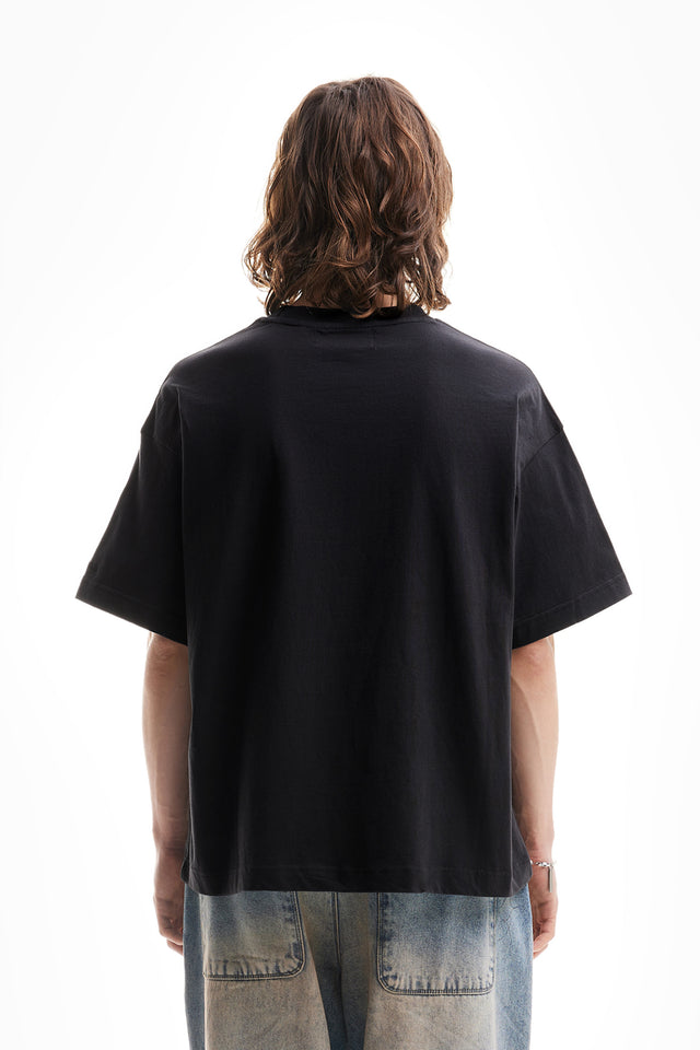 %AUREE BLACK T-SHIRT%