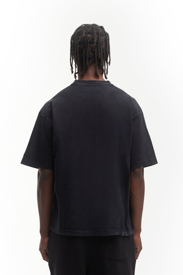 INDUSTRIAL BLACK WASHED T-SHIRT