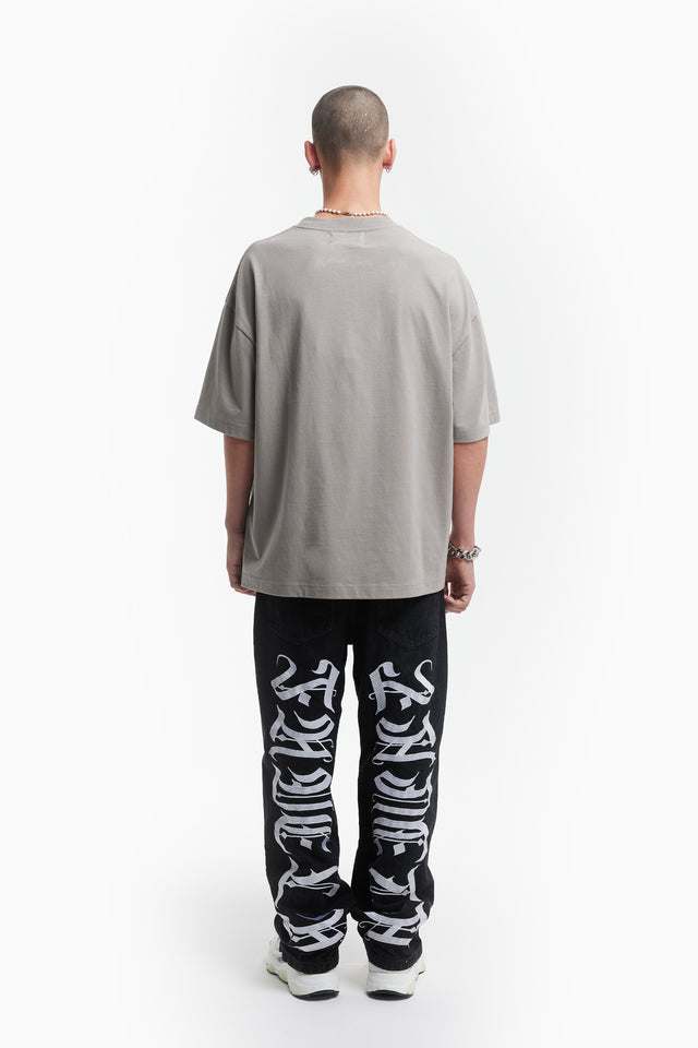 AVES RHINESTONE GRAY T-SHIRT