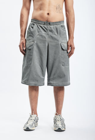 PARACHUTE CARGO LIGHT GREY OIL WASHED