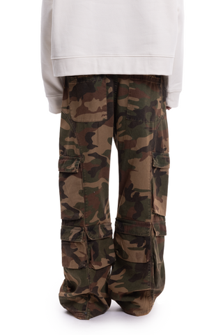 BOOTCUT CARGO CAMOUFLAGE