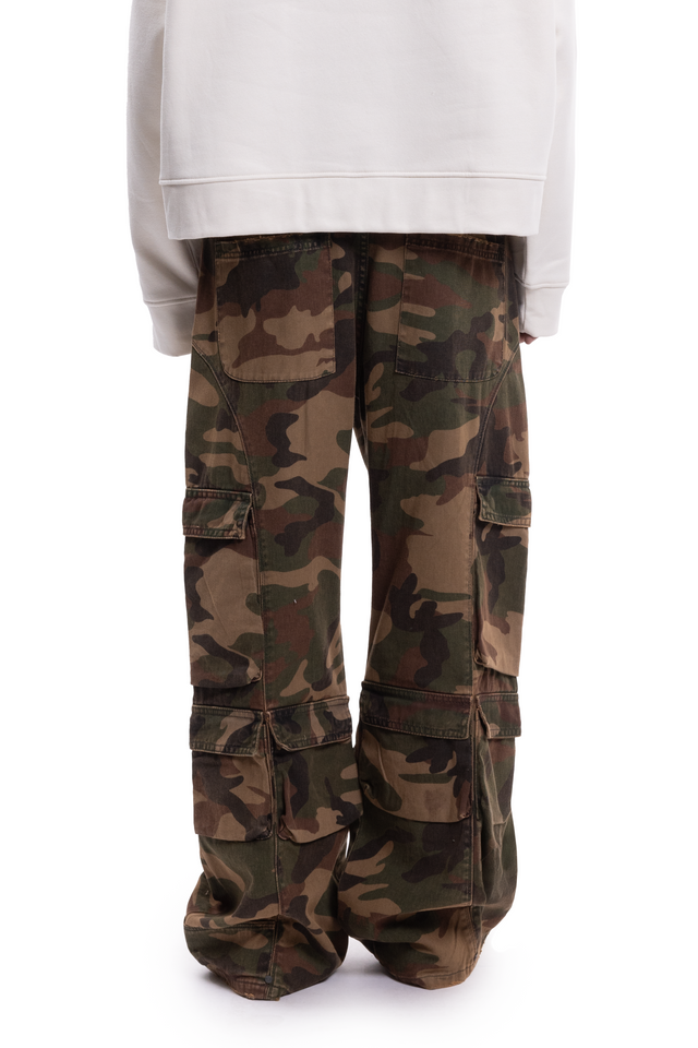 BOOTCUT CARGO CAMOUFLAGE