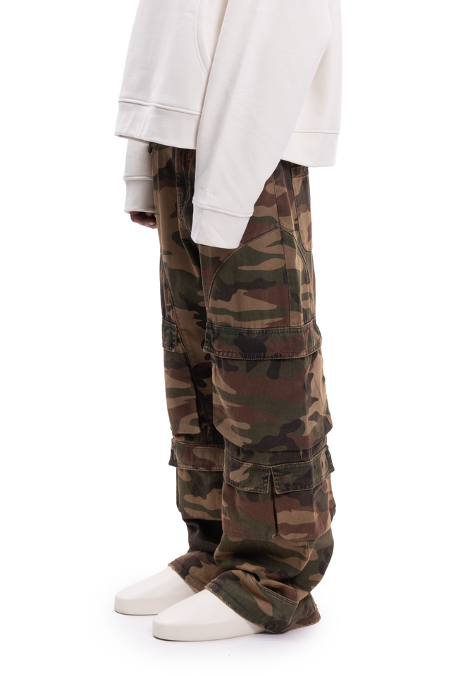 BOOTCUT CARGO CAMOUFLAGE