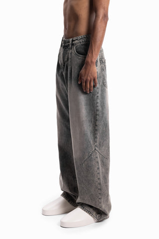 BALLOON DART VINTAGE GREY DENIM