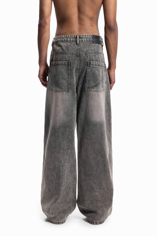 BALLOON DART VINTAGE GREY DENIM