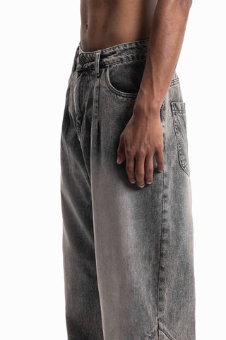 BALLOON DART VINTAGE GREY DENIM