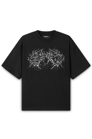 DEATH METAL BLACK DISTRESSED T-SHIRT