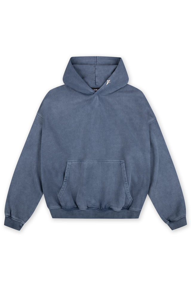 MANCHETTE BLUE SAND WASHED HOODIE