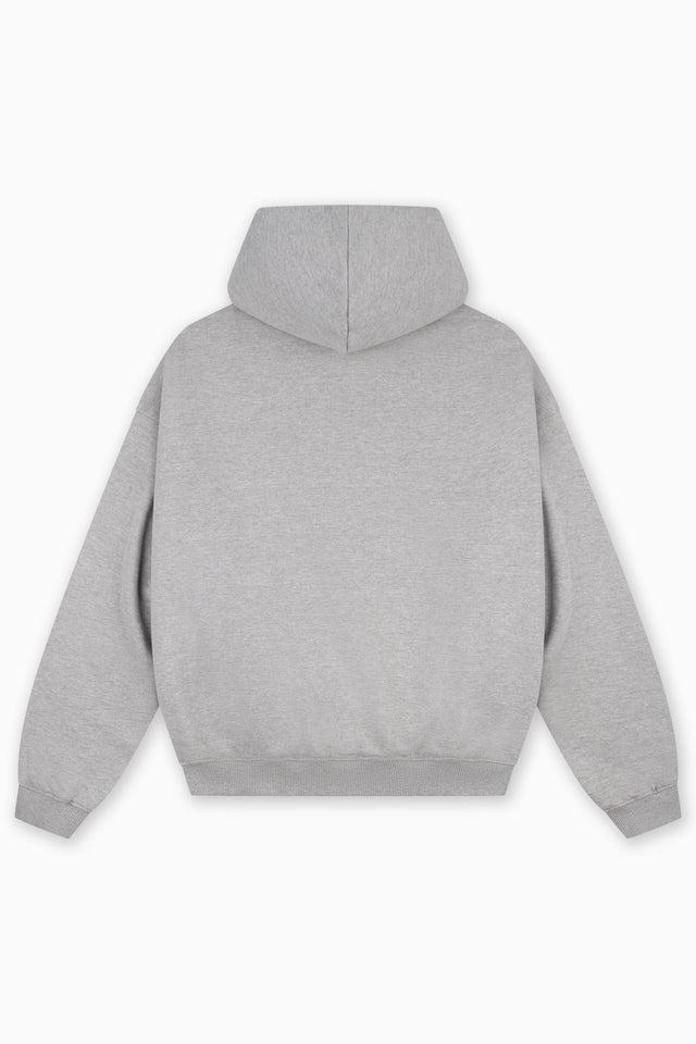 MANCHETTE LIGHT GREY MELANGE HOODIE