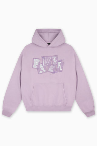FAVELA COLLAGE ORCHID HOODIE
