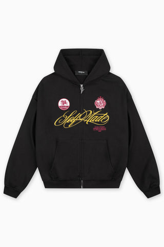 SELFMADE BLACK FRONTZIP