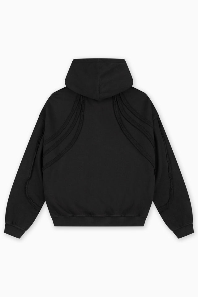 CUTLINE BLACK FRONTZIP