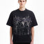 DYSTOPIA BLACK WASHED T-SHIRT