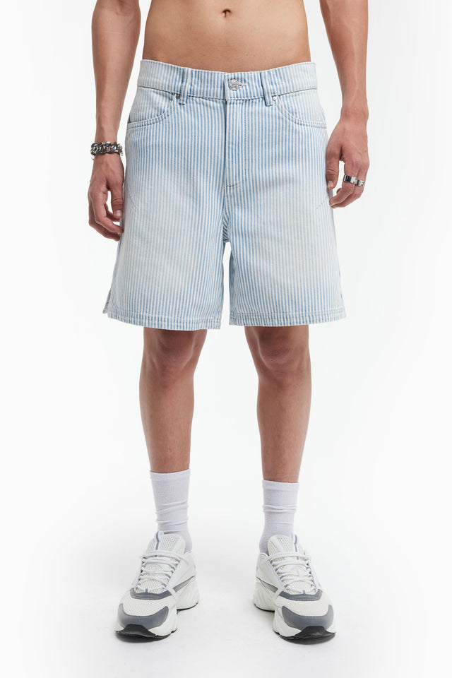 STRIPES BLUE SHORTS