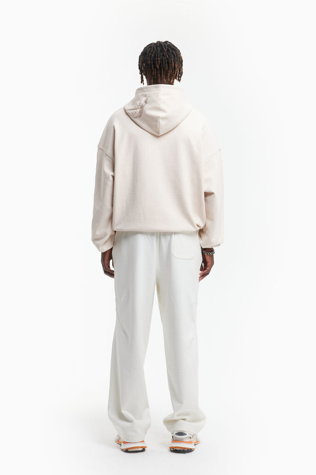 AVES RHINESTONE VANILLA FRONT ZIP