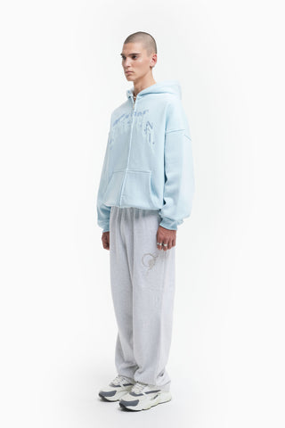 AVES RHINESTONE ICE WATER FRONT ZIP