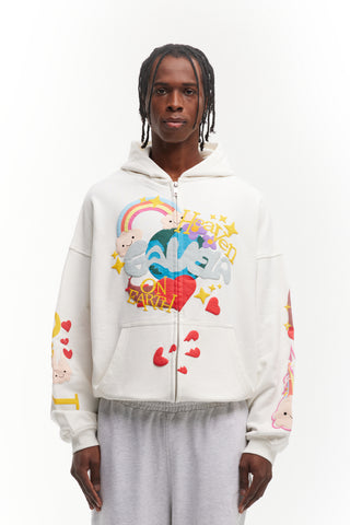 HEAVEN ON EARTH VANILLA FRONT ZIP