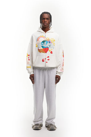HEAVEN ON EARTH VANILLA FRONT ZIP