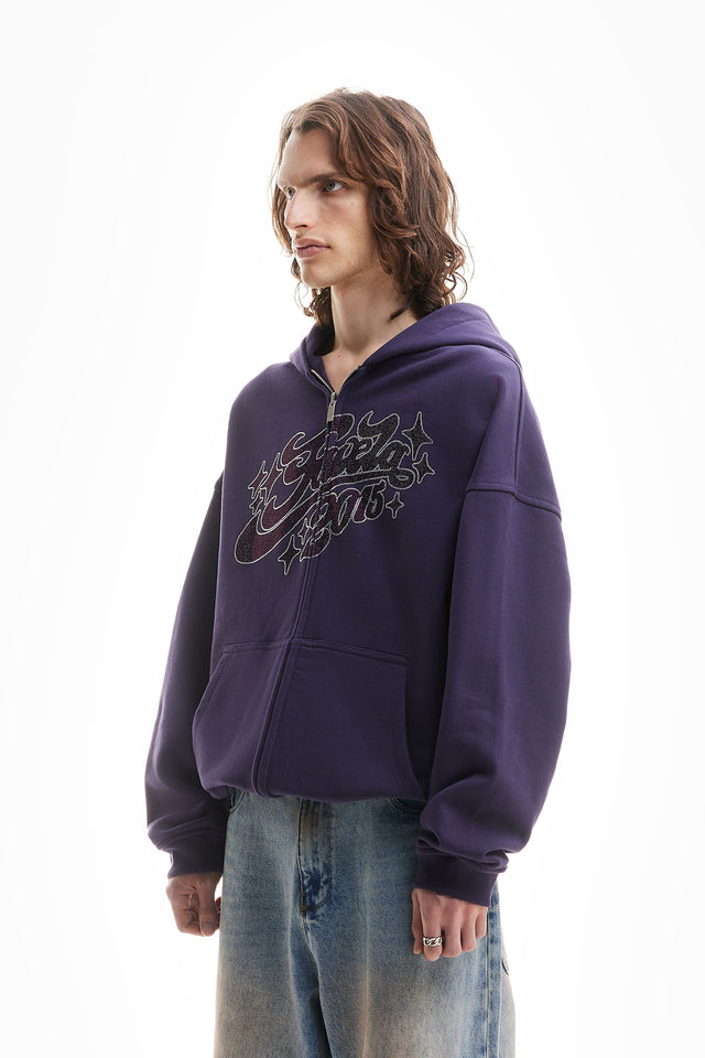 RHINESTONE 2015 NIGHTSHADE FRONTZIP