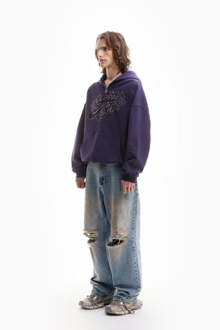 RHINESTONE 2015 NIGHTSHADE FRONTZIP