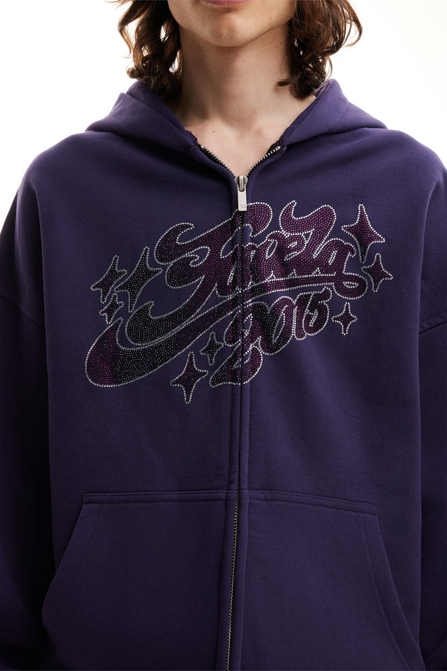 RHINESTONE 2015 NIGHTSHADE FRONTZIP