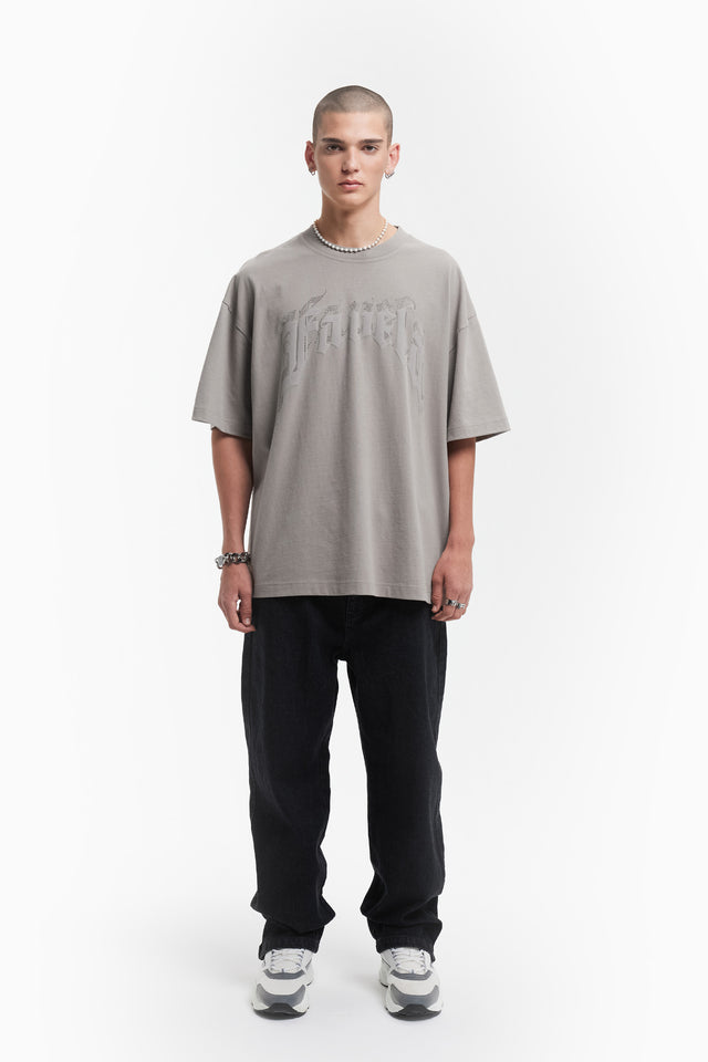 AVES RHINESTONE GRAY T-SHIRT
