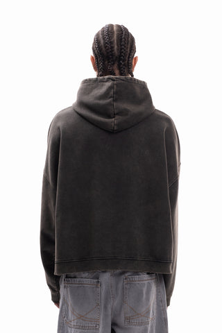 CUFF BLACK HOODIE