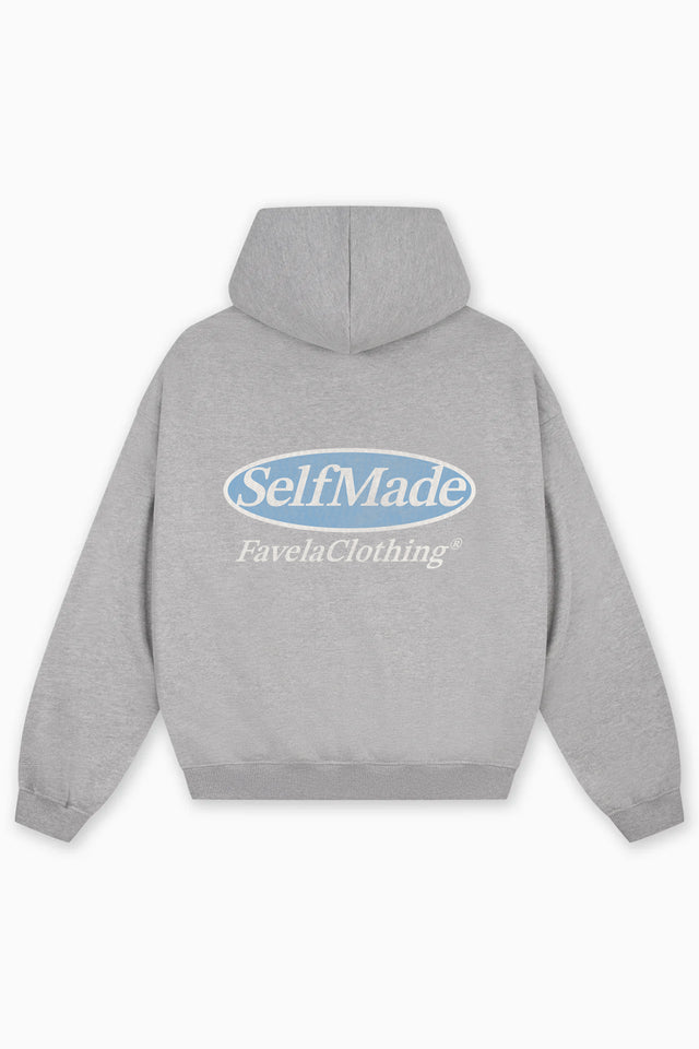 SELFMADE LIGHT GREY MELANGE FRONTZIP