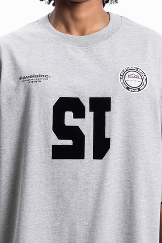 JERSEY 15 BOXY GREY MELANGE T-SHIRT