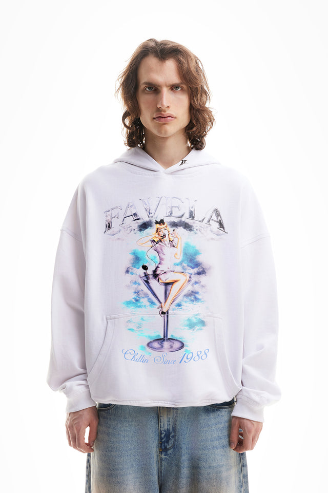 %MARTINE WHITE HOODIE%