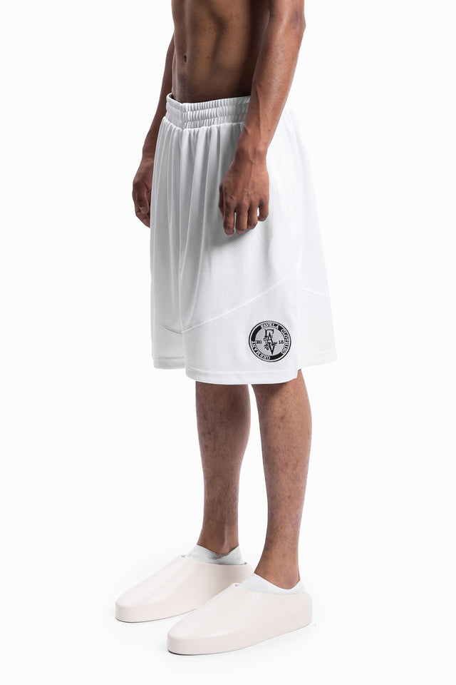 BLACK PLEATED SHORTS