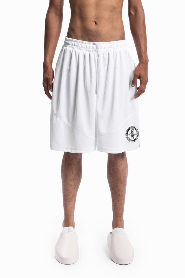 BLACK PLEATED SHORTS