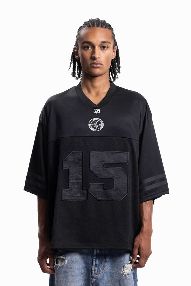 MESH JERSEY BLACK