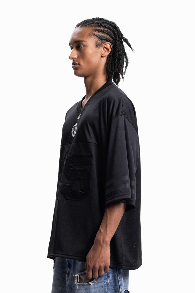 MESH JERSEY BLACK