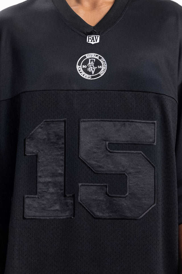 MESH JERSEY BLACK