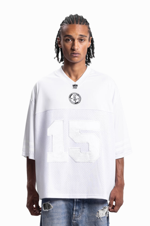 MESH JERSEY WHITE