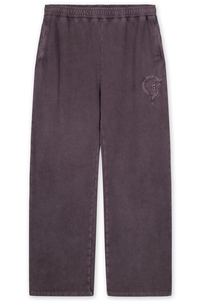 PURPLE SAND WASHED DART JOGGER