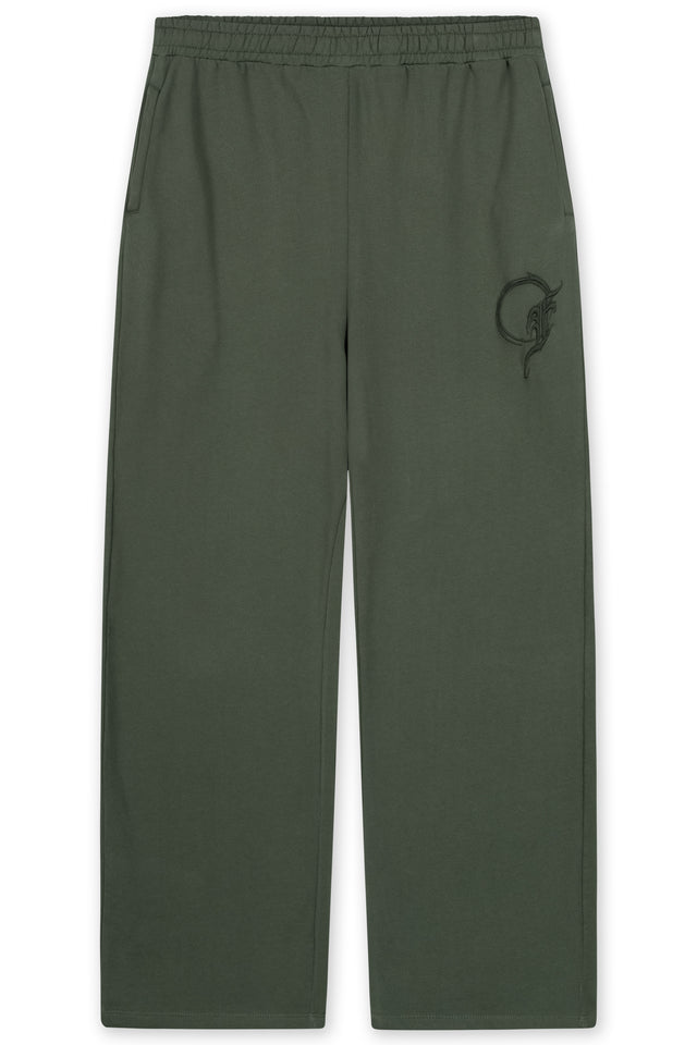 GREEN SAND WASHED DART JOGGER