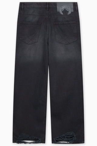 HEAVY BAGGY REGULAR VINTAGE BLACK DENIM