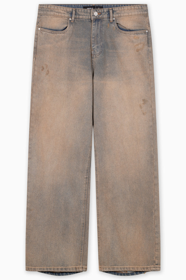 HEAVY BAGGY REGULAR VINTAGE LIGHT BLUE DENIM