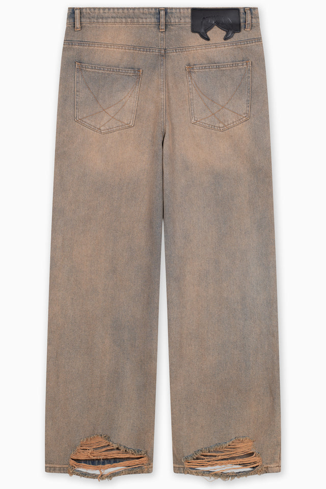 HEAVY BAGGY REGULAR VINTAGE LIGHT BLUE DENIM