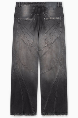 FLARED COPPER WASHED DENIM