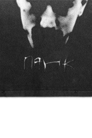 PANK! BOXY DISTRESSED BLACK WASHED T-SHIRT